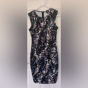 Mossimo Stretchy Patterned Shift Dress